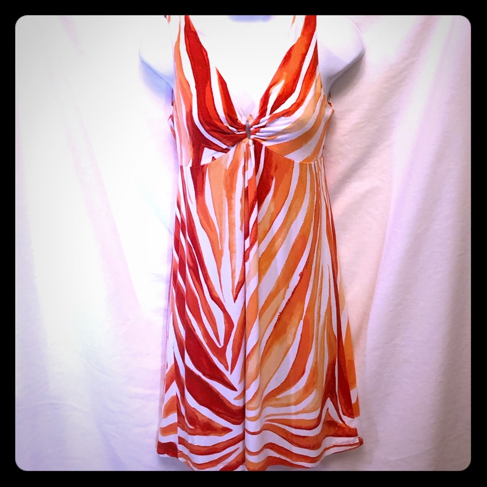 Tommy Bahama stretchy print knee-length dress
